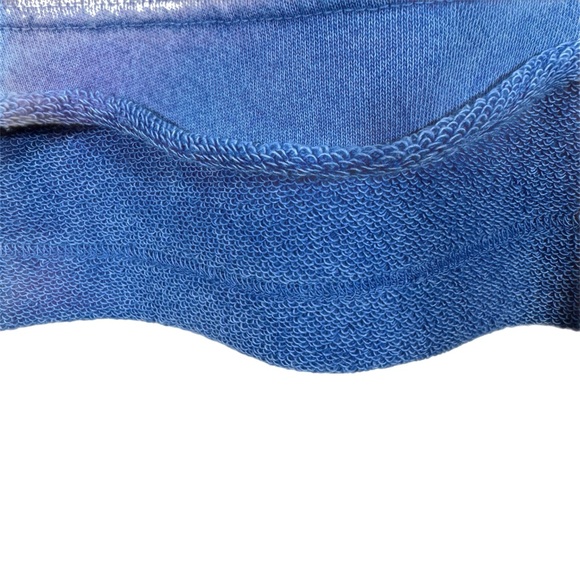 American Eagle Oversized French Terry Lounge Dress/Tunic M Balloon Sleeve Blue - Picture 5 of 7